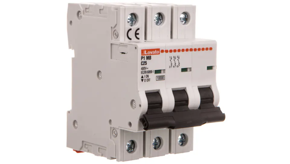 ⁨Over Current Circuit Breaker 3P C 25A 10kA P1MB3PC25⁩ at Wasserman.eu