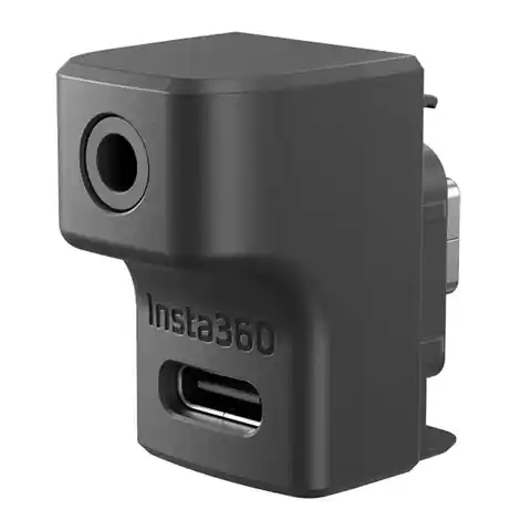⁨Adapter zewnętrznego mikrofonu do kamery Insta360 Ace Pro⁩ w sklepie Wasserman.eu