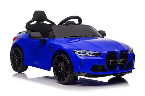⁨Auto Na Akumulator BMW M4 Lakierowane Niebieskie⁩ w sklepie Wasserman.eu
