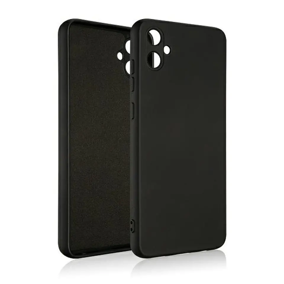 ⁨Beline Etui Silicone Samsung A05czarny/black⁩ w sklepie Wasserman.eu