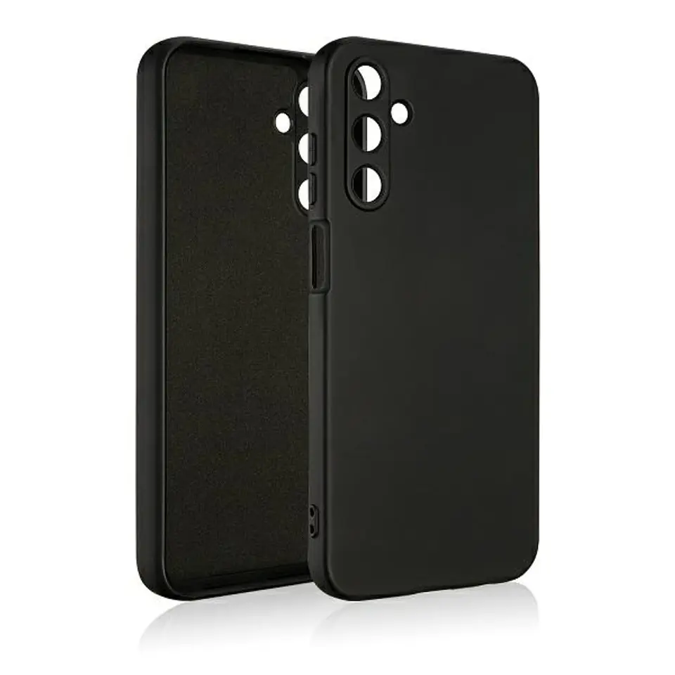 ⁨Beline Etui Silicone Samsung A15 A156czarny/black⁩ w sklepie Wasserman.eu