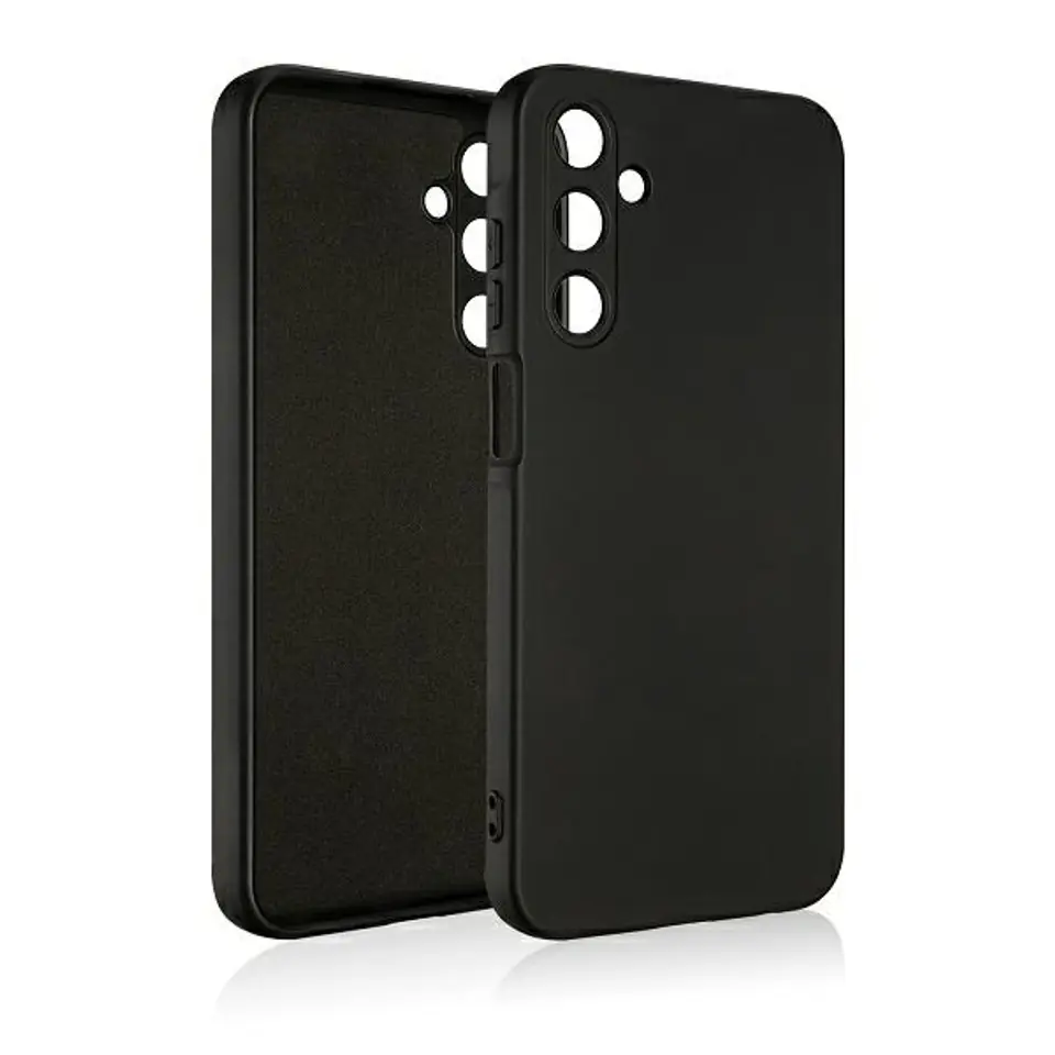 ⁨Beline Etui Silicone Samsung A25 5G A256czarny/black⁩ w sklepie Wasserman.eu
