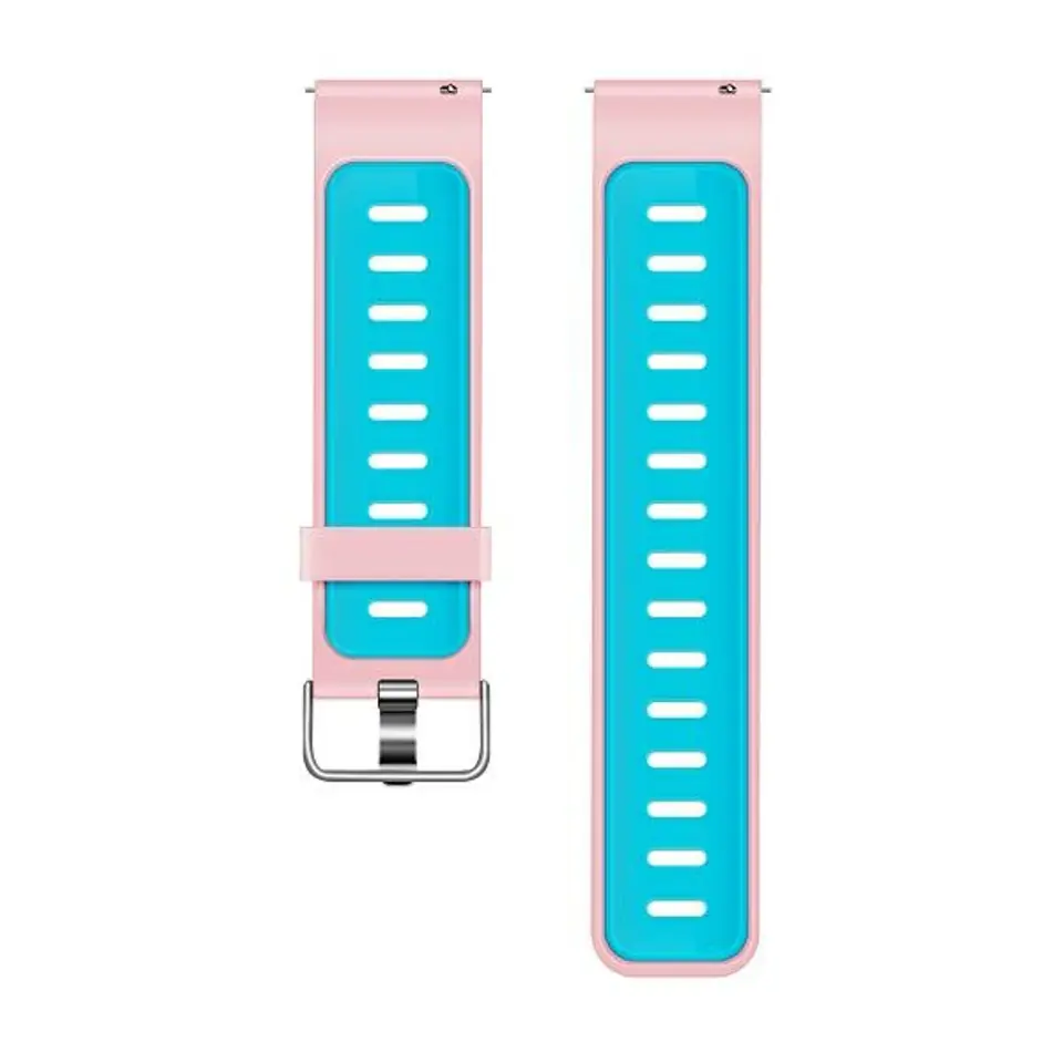 ⁨Beline pasek Watch 20mm Double Color Silicone różowo-niebieski pink/blue box⁩ w sklepie Wasserman.eu