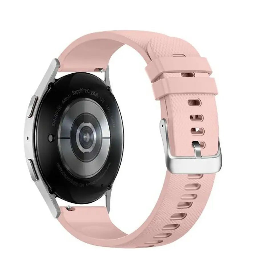 ⁨Beline pasek Watch 20mm Grid Texture Silicone różowy /pink box⁩ w sklepie Wasserman.eu