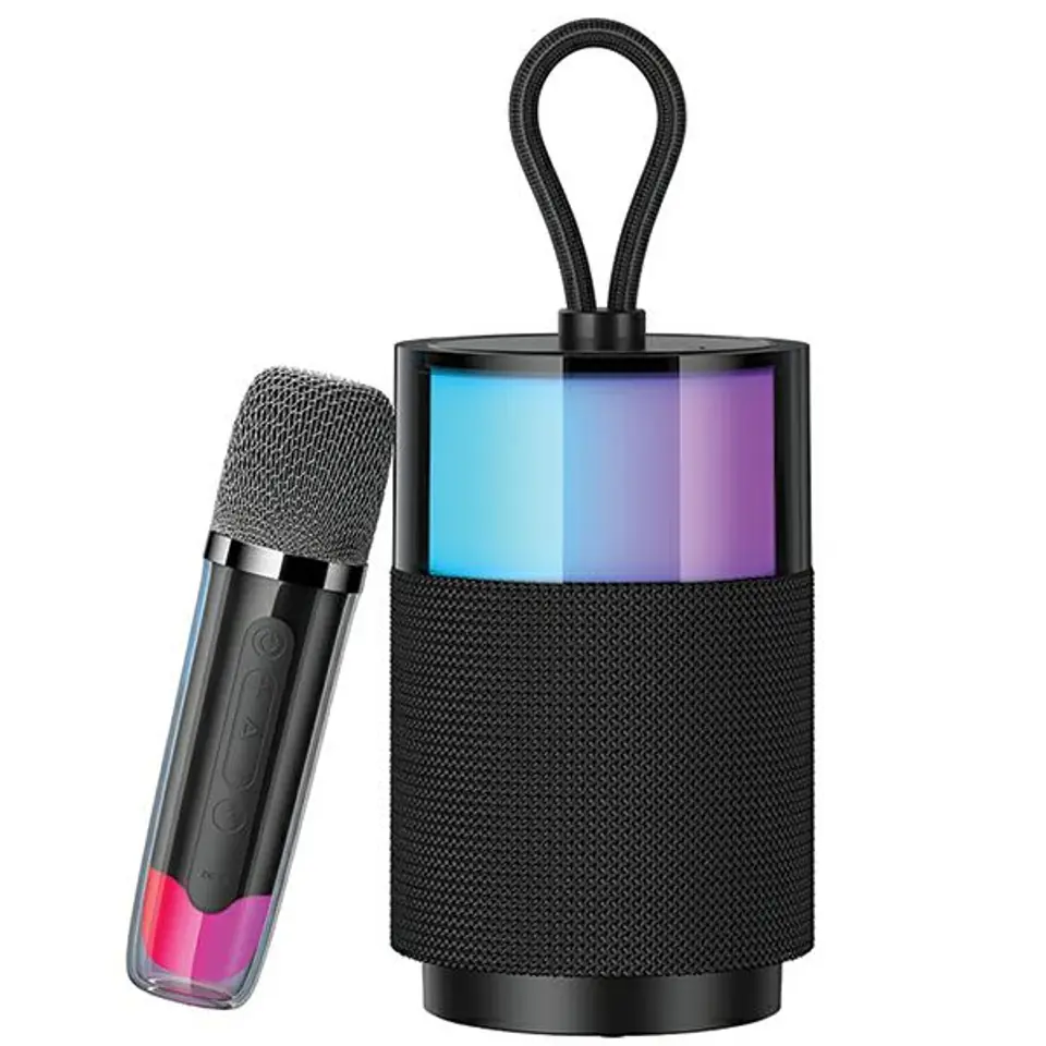 ⁨Usams YIN Series Bluetooth Speaker + Karaoke Wireless Microphone⁩ at Wasserman.eu