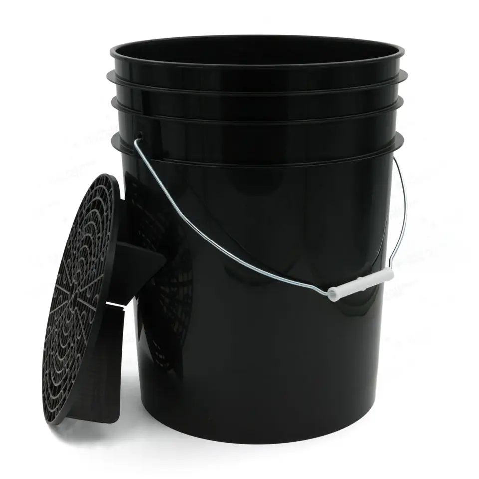 ⁨Detailing House Wiadro Czarne 20L - z separatorem⁩ w sklepie Wasserman.eu