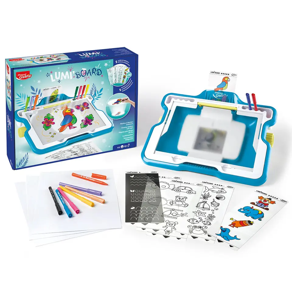 ⁨Illuminated redrawing board set CREATIV MAPED 907021⁩ at Wasserman.eu