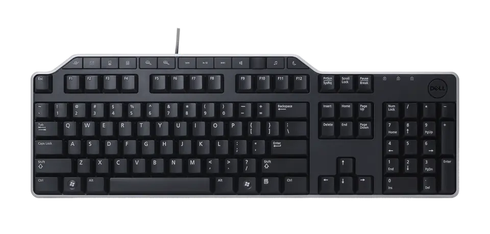 Klawiatura Dell KB-522 przewodowa biznesowa multimedialna USB czarna w sklepie Wasserman.eu