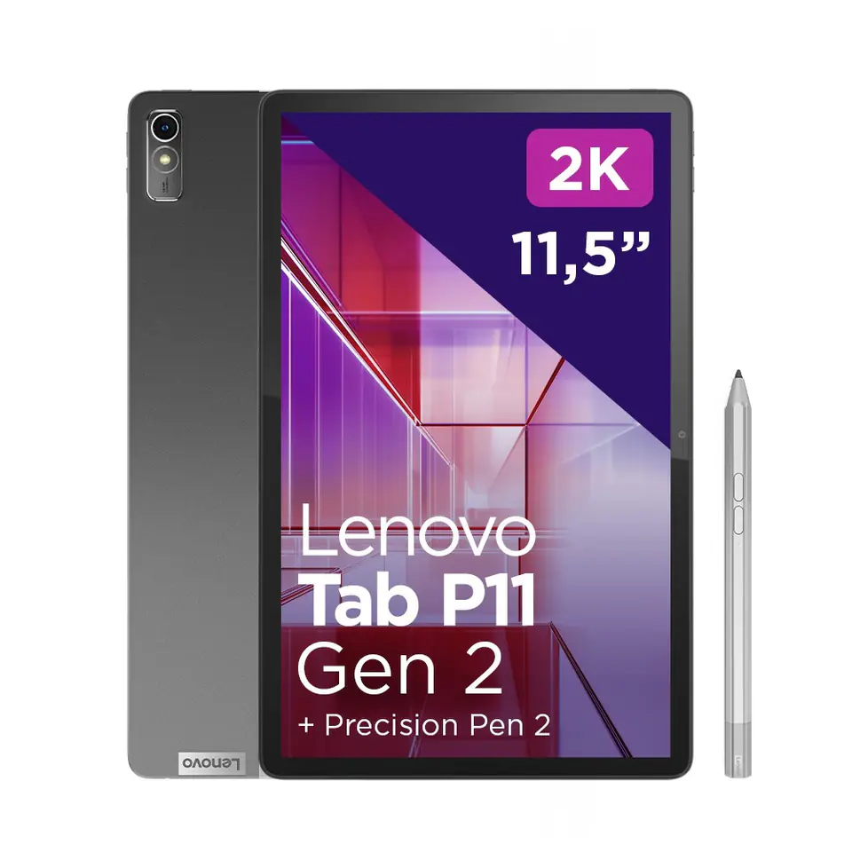 ⁨Lenovo Tab P11 (2nd Gen) MediaTek Helio G99 11.5" 2K IPS 400nits 120Hz 4/128GB ARM Mali-G57 Android Storm Grey⁩ w sklepie Wasserman.eu