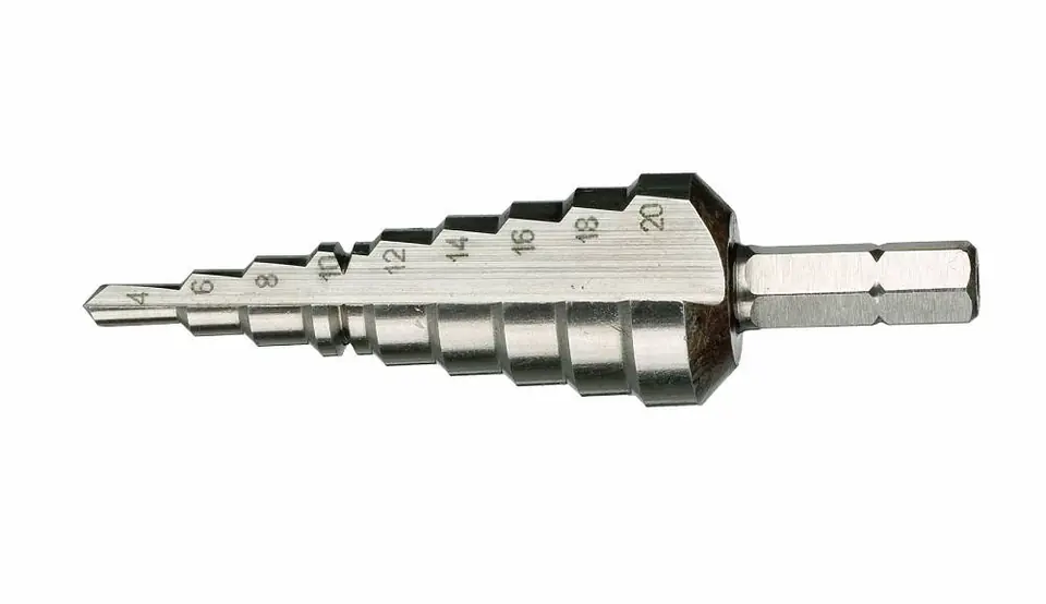 WIERTŁO STOPNIOWE 4-20 MM, 75MM w sklepie Wasserman.eu