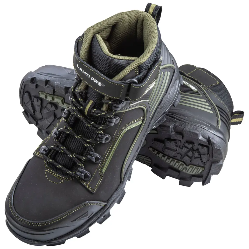 ANKLE SHOES, INSUL. INSOLE, BLACK-GREEN,S3 SRC,"44",CE,LAHTI at Wasserman.eu