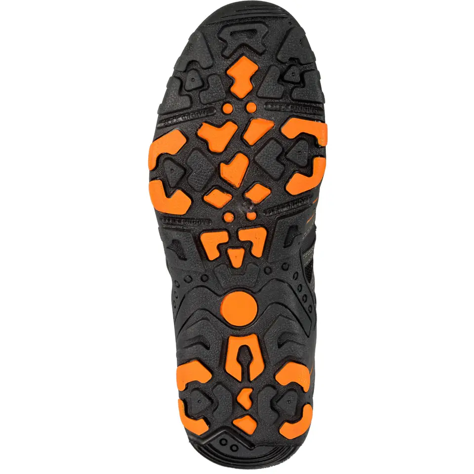 ⁨TREKKING SANDALS, PU/MESH, GREY-BLACK-ORANGE, "43", LAHTI⁩ at Wasserman.eu