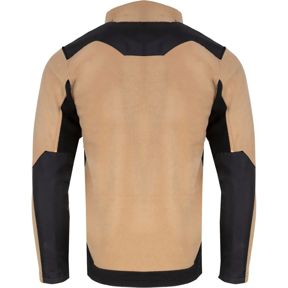 ⁨FLEECE JACKET WITH REINFORCEMENT, BEIGE-BLACK,"L",CE, LAHTI⁩ at Wasserman.eu