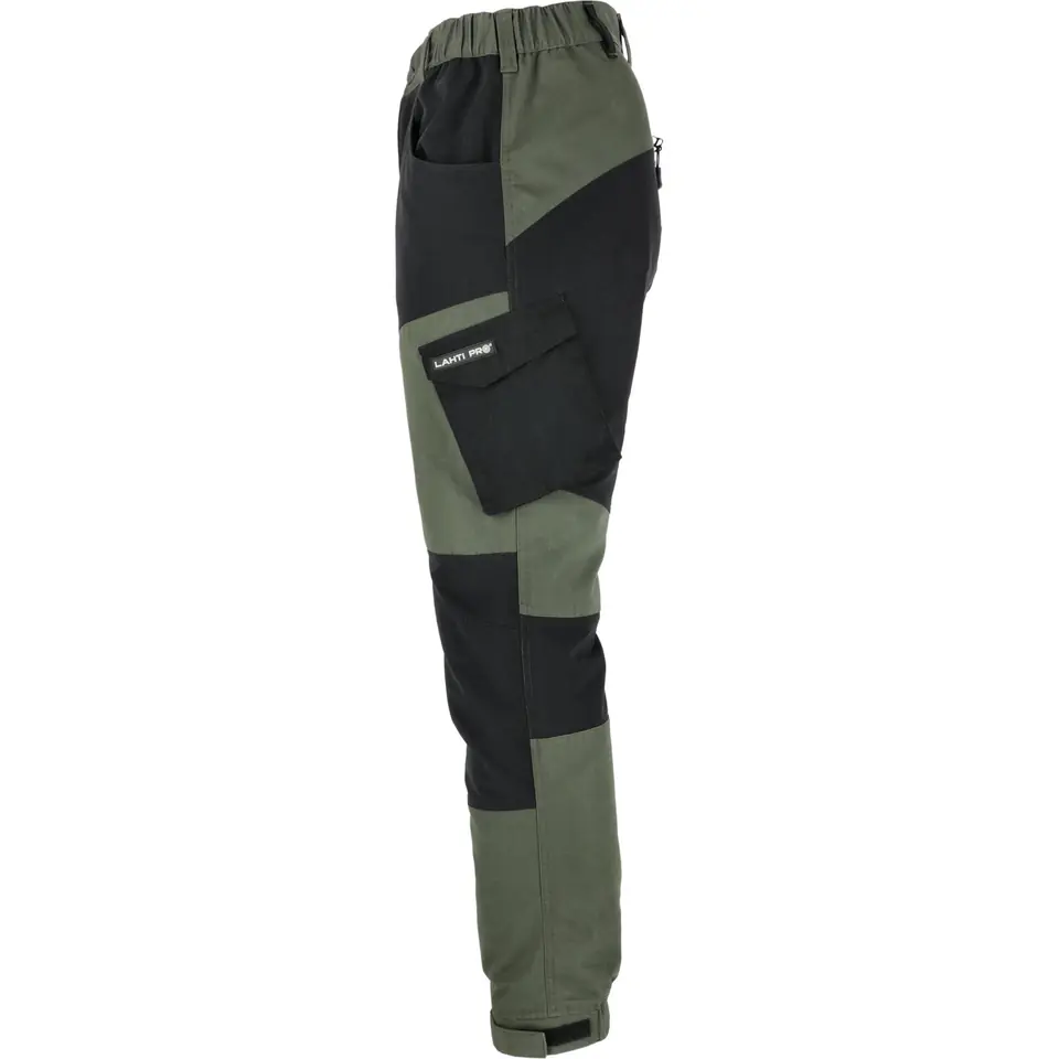 ⁨PANTS WITH STRETCH ELEMENTS GREEN-BLACK, "XL", CE, LAHTI⁩ at Wasserman.eu