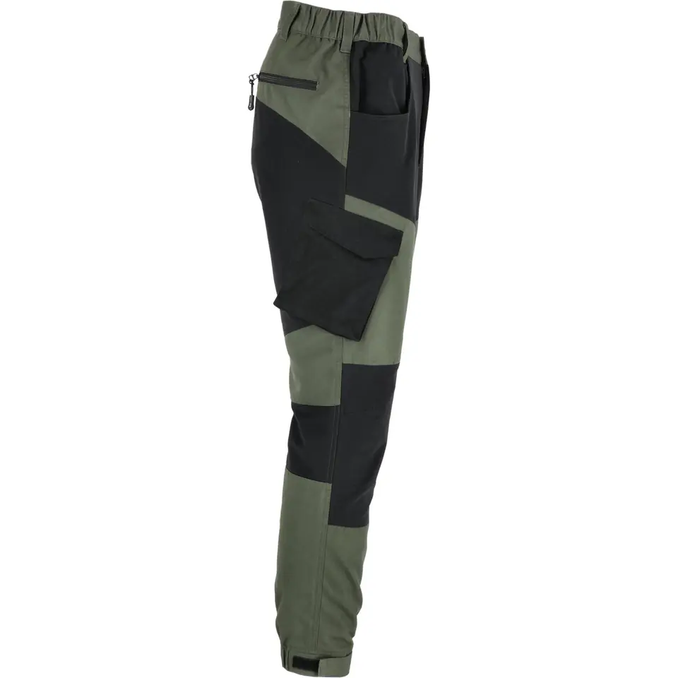 ⁨PANTS WITH STRETCH ELEMENTS GREEN-BLACK, "S", CE, LAHTI⁩ at Wasserman.eu