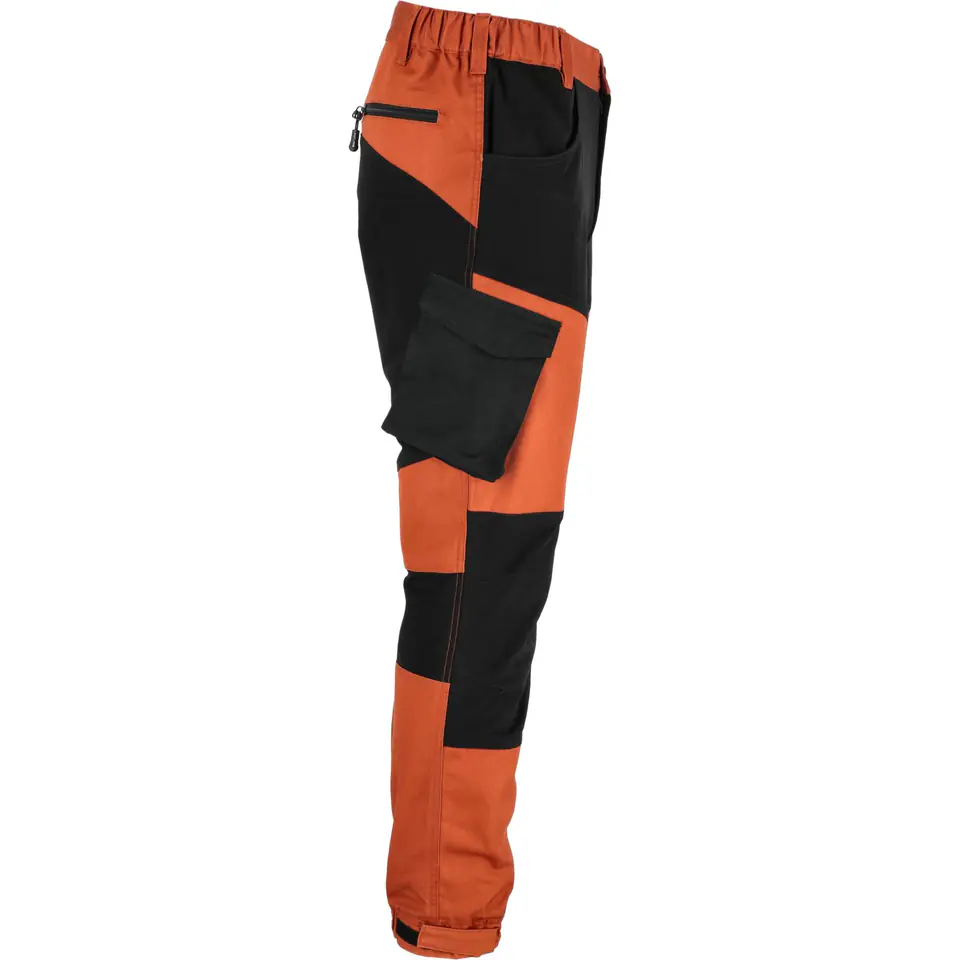 ⁨PANTS WITH STRETCH ELEMENTS BRICK RED-BLACK, "M", CE, LAHTI⁩ at Wasserman.eu