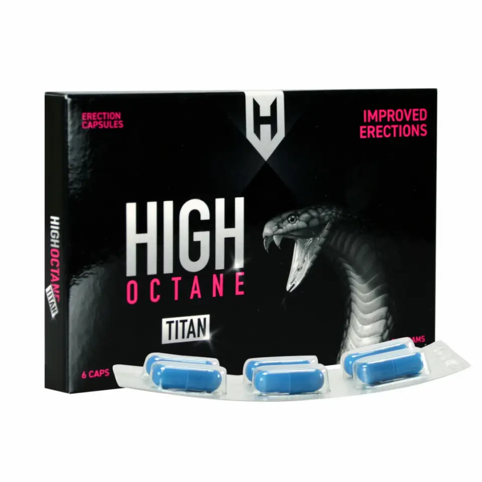 High Octane - Tabletki Na Erekcję Titan Erection Caps w sklepie Wasserman.eu
