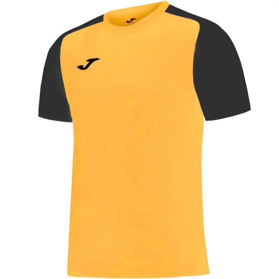 ⁨Koszulka piłkarska Joma Academy IV Sleeve 101968 (kolor Czarny. Pomarańczowy, rozmiar 6XS-5XS)⁩ w sklepie Wasserman.eu