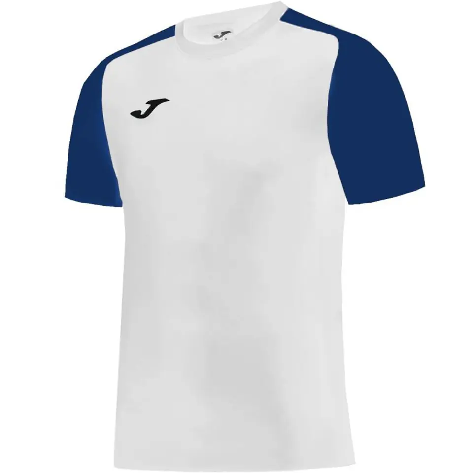 ⁨Koszulka piłkarska Joma Academy IV Sleeve 101968 (kolor Biały. Granatowy, rozmiar 8XS-7XS)⁩ w sklepie Wasserman.eu