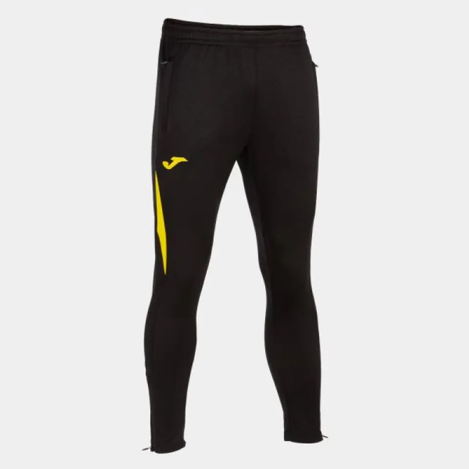 ⁨Spodnie Joma Championship VII Long Pants (kolor Czarny. Żółty, rozmiar 5XS)⁩ w sklepie Wasserman.eu
