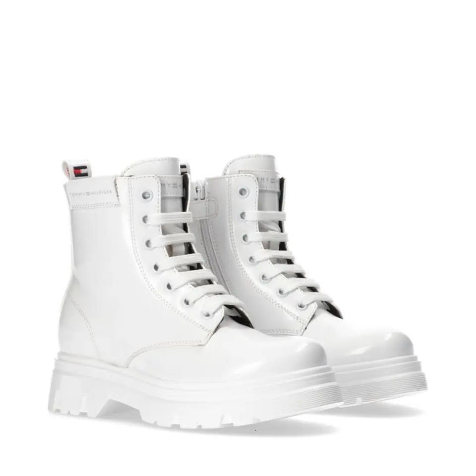 ⁨Buty Tommy Hilfiger Lacu UP Bootie W (kolor Biały, rozmiar 36)⁩ w sklepie Wasserman.eu