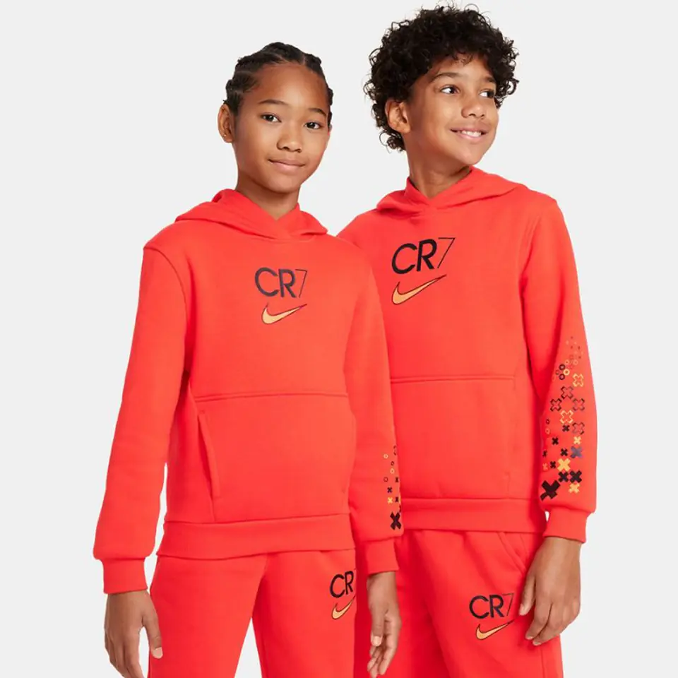 ⁨Bluza Nike Sportswear CR7 Club Fleece Jr (kolor Pomarańczowy, rozmiar XL (158-170cm))⁩ w sklepie Wasserman.eu