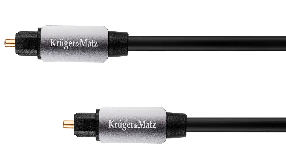 ⁨Kabel optyczny toslink-toslink 1.5m Kruger&Matz⁩ w sklepie Wasserman.eu