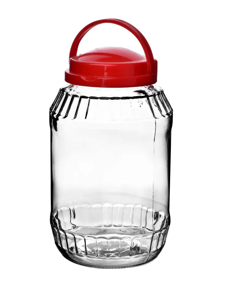 ⁨BASIC KITCHEN Słój 3,1L z uchwytem15xh26,5cm⁩ w sklepie Wasserman.eu
