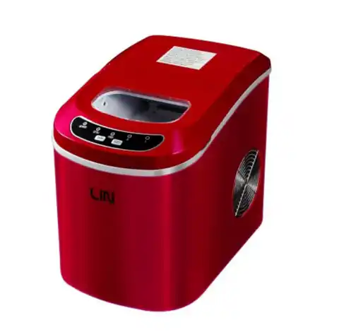 ⁨Portable ice cube maker LIN ICE PRO-R12 red⁩ at Wasserman.eu