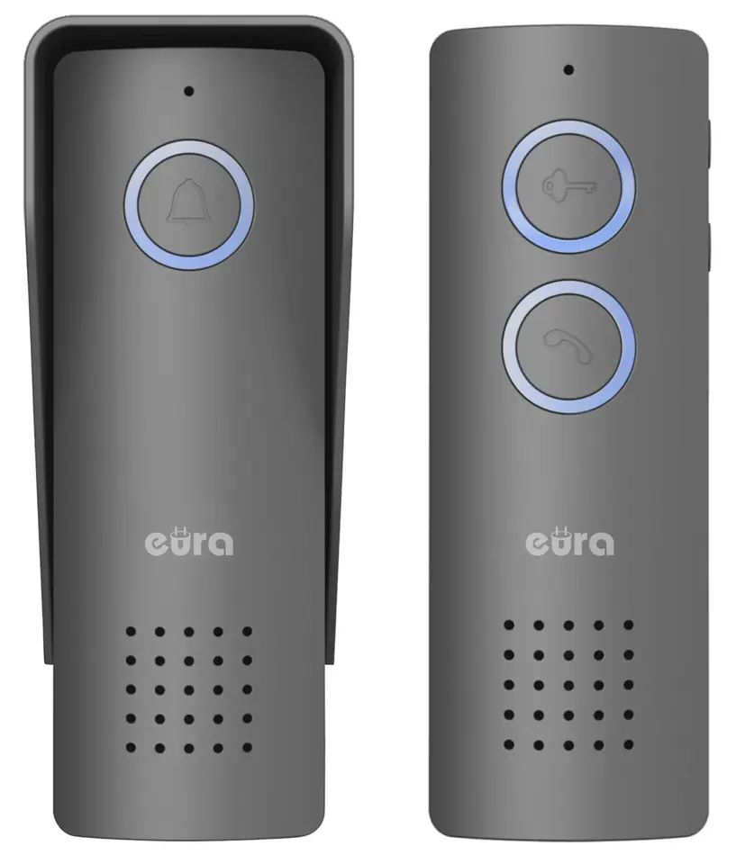⁨Wireless intercom EURA ADP-80A3 doorphone + uniphone Graphite⁩ at Wasserman.eu