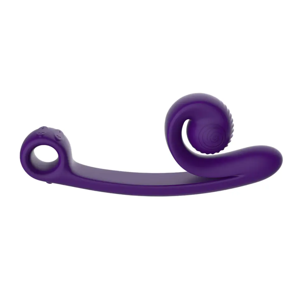 Snail Vibe - Podwójny Wibrator Stymulujący Punkt-G Curve Fioletowy w sklepie Wasserman.eu