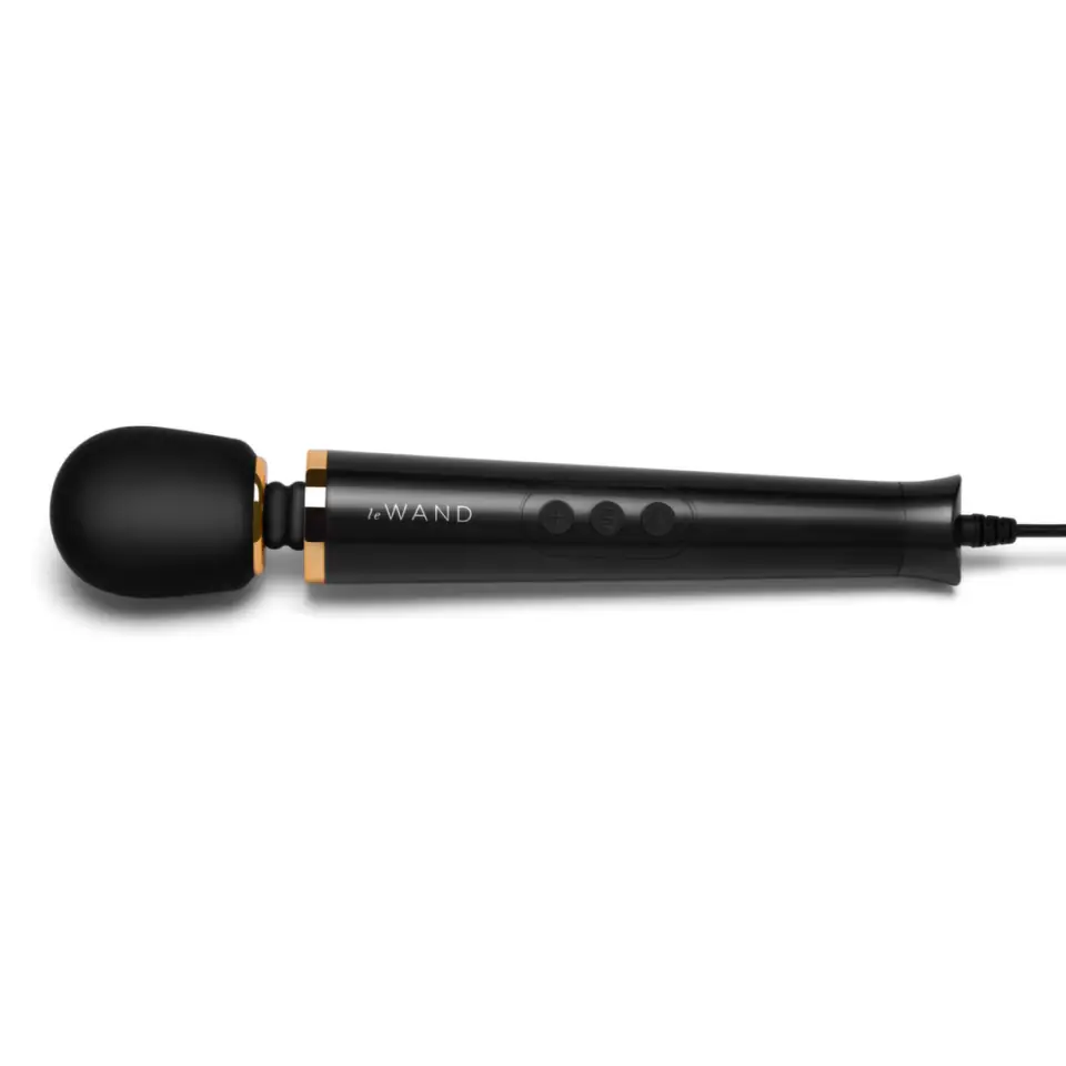 Le Wand - Mocny Masażer Łechtaczki Czarny Powerful Petite Plug-in w sklepie Wasserman.eu