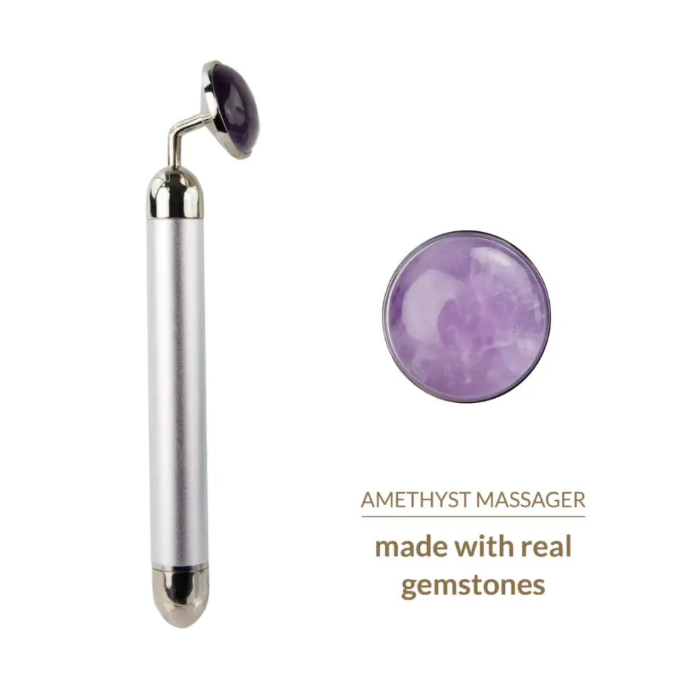 La Gemmes Amethyst - Masażer Precyzyjny z Kamieniem Szlachetnym 15 cm w sklepie Wasserman.eu