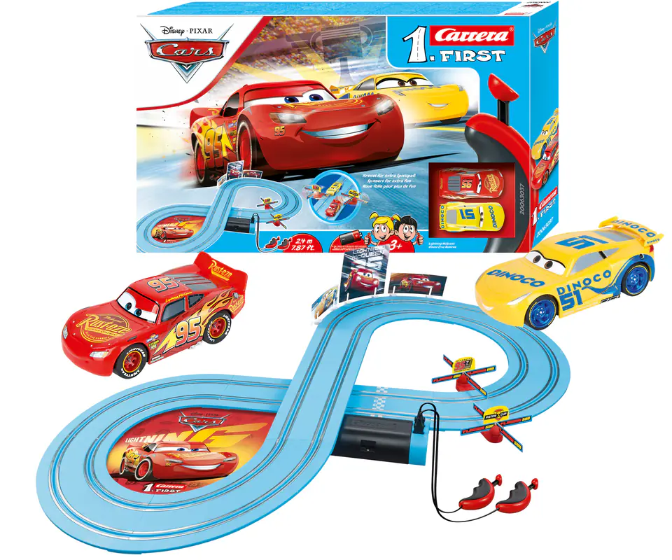 ⁨Tor First Cars - Race of Friends 2,4m 63037 Disney-Pixar Carrera⁩ at Wasserman.eu