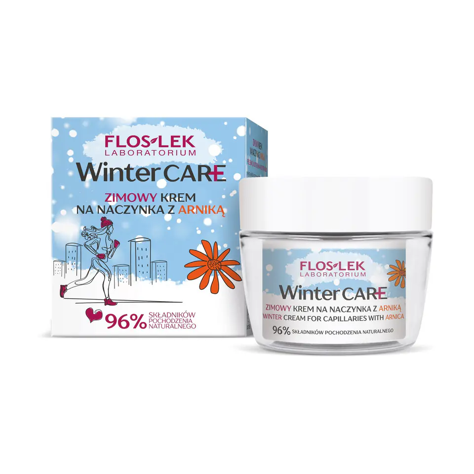 ⁨FLOSLEK Winter Care Zimowy Krem na naczynka z Arniką 50ml⁩ w sklepie Wasserman.eu