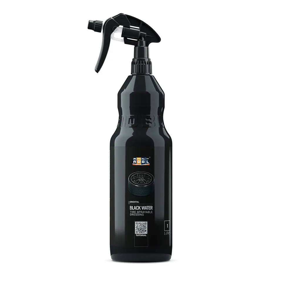 ⁨ADBL Black Water 1L - dressing, nabłyszczacz do opon w sprayu⁩ w sklepie Wasserman.eu