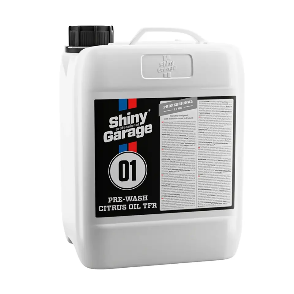 ⁨Shiny Garage Pre-Wash Citrus Oil 5L - produkt do mycia wstępnego⁩ w sklepie Wasserman.eu