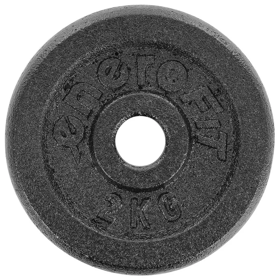 ⁨OBCIĄŻENIE ŻELIWNE CZARNE 2 KG ENERO FIT fi26,5⁩ w sklepie Wasserman.eu