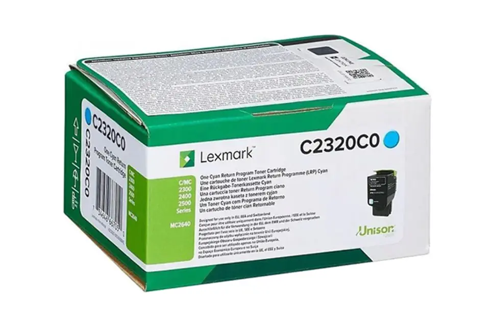 ⁨Oryginalny Toner Cyan Lexmark C2325 (C2320C0)⁩ w sklepie Wasserman.eu