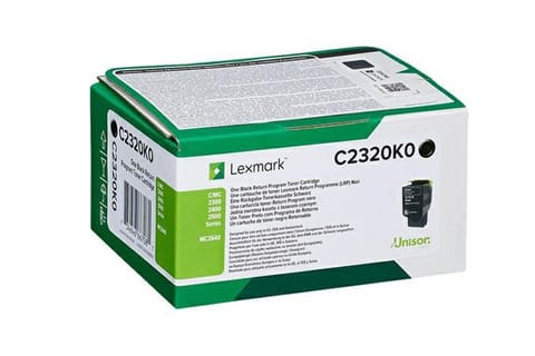 Toner Lexmark C2320K0 black C2320K0 at Wasserman.eu