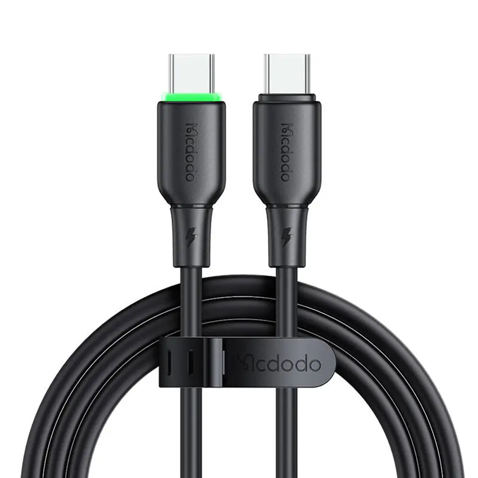 ⁨Kabel USB-C do USB-C Mcdodo CA-4771 65W 1.2m (czarny)⁩ w sklepie Wasserman.eu