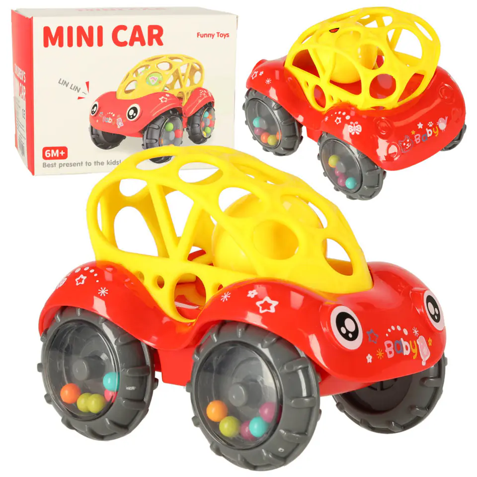 ⁨Toy car toy car rattle teether with balls⁩ at Wasserman.eu