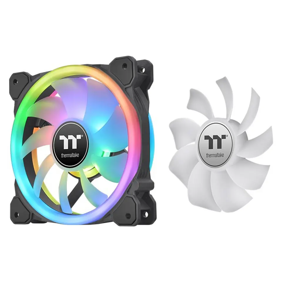 ⁨Wentylator do obudów THERMALTAKE CL-F137-PL12SW-A⁩ w sklepie Wasserman.eu