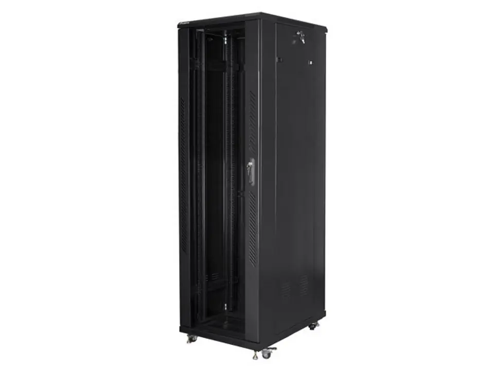 ⁨Floor-standing cabinet Rack 19 42U 600x1000mm black FF01-6042-12B⁩ at Wasserman.eu