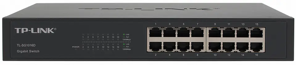 ⁨Przełącznik TP-LINK TL-SG1016D (16x 1 GbE )⁩ w sklepie Wasserman.eu