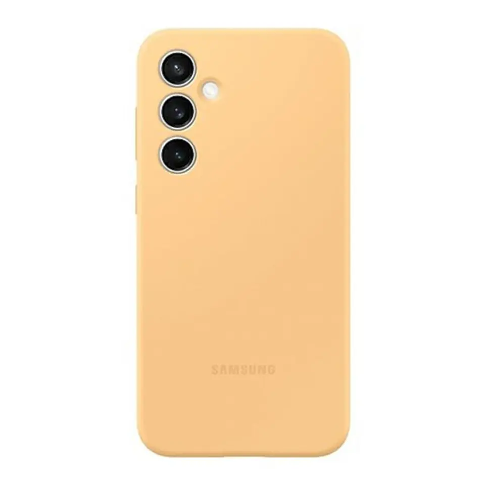 ⁨Etui Samsung EF-PS711TO S23 FE S711 morelowy/apricot Silicone Cover⁩ w sklepie Wasserman.eu