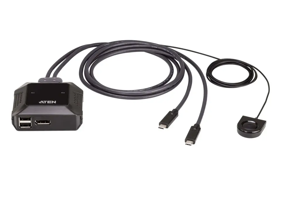 ⁨Aten 2-Port USB-C 4K DisplayPort⁩ w sklepie Wasserman.eu