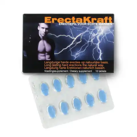 ⁨ErectaKraft - Tabletki Na Erekcję 10 szt⁩ w sklepie Wasserman.eu