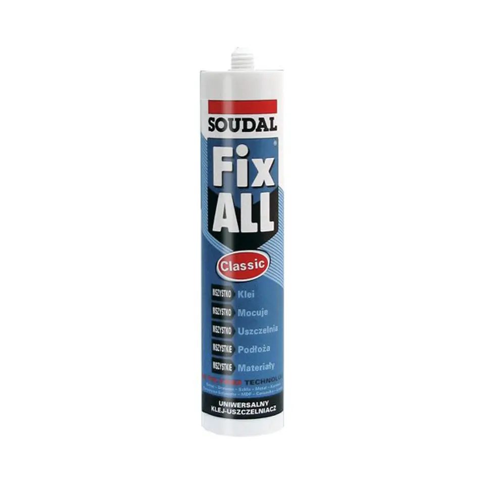 USZCZELNIACZ HYBRYDOWY FIX ALL CRYSTAL BEZBARWNY 290ML w sklepie Wasserman.eu