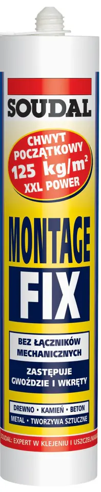 KLEJ MONTAŻOWY MONTAGE FIX 280ML w sklepie Wasserman.eu